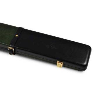 Peradon Black Green Leather 3QTR Case