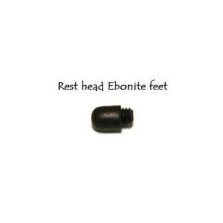 ebonite cross rest head feet for snooker or pool rests